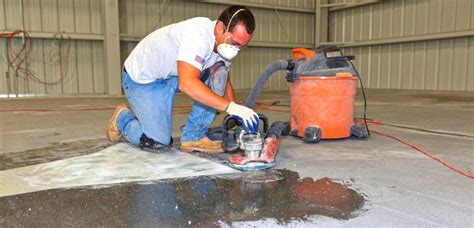 Can you smooth concrete with sandpaper?